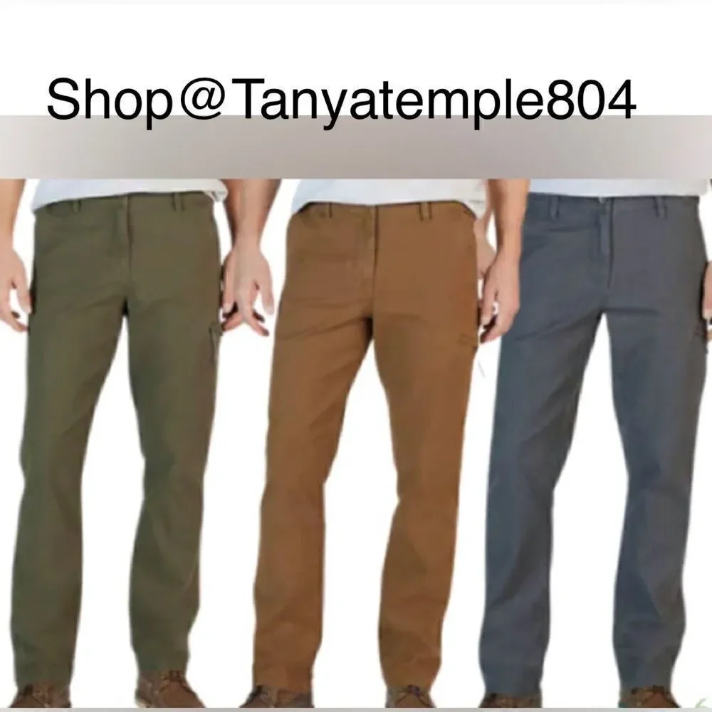 Weatherproof Vintage Men’s Flex Utility Pant Bundle Green Brown Gray #18